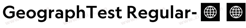 GeographTest Regular字体转换